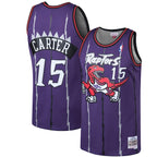 Youth Vince Carter Toronto Raptors 1998/99 Hardwood Classics Swingman Jersey - Purple/White