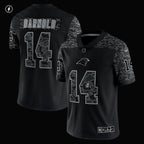 Sam Darnold Carolina Panthers Nike RFLCTV Limited Jersey - Black