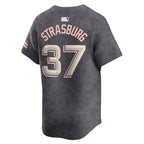 Stephen Strasburg Washington Nationals Nike City Connect Limited Player Jersey - Charcoal