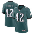 Oren Burks Philadelphia Eagles Nike  Game Jersey - Midnight Green