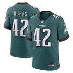 Oren Burks Philadelphia Eagles Nike  Game Jersey - Midnight Green