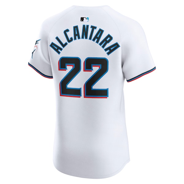Sandy Alcantara Miami Marlins Nike Home Elite Jersey - White