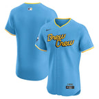 Milwaukee Brewers Nike City Connect  Elite Jersey - Powder Blue