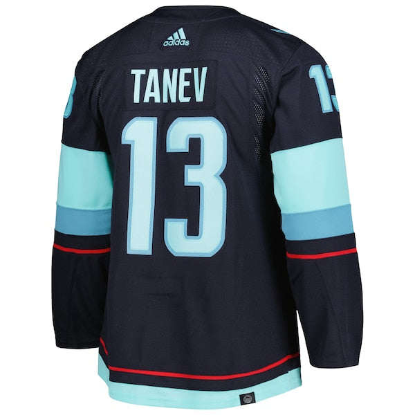 Brandon Tanev Seattle Kraken adidas Home Primegreen Authentic Player Jersey - Navy