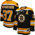 Patrice Bergeron Boston Bruins Alternate Captain Patch 2010/11 Blue Line Player Jersey - Black