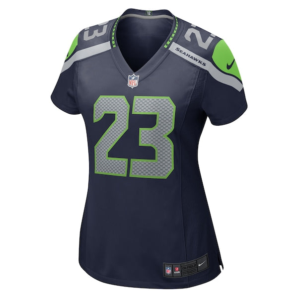 Artie Burns Seattle Seahawks Nike Women's  Game Jersey - College Navy
