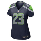 Artie Burns Seattle Seahawks Nike Women's  Game Jersey - College Navy