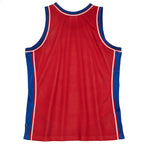 Detroit Pistons Hardwood Classics Blown Out Fashion Jersey - Red