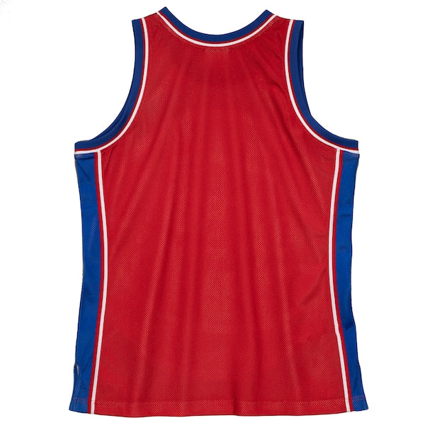 Detroit Pistons Hardwood Classics Blown Out Fashion Jersey - Red