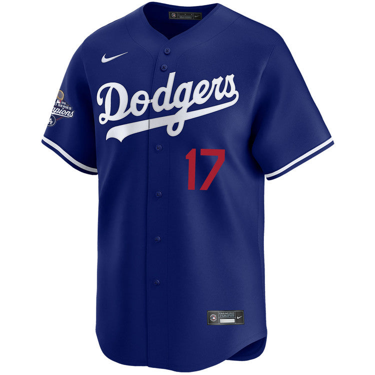 Shohei Ohtani Los Angeles Dodgers Nike Youth 2025 World Series Champions Limited Jersey - Royal