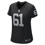Jordan Meredith Las Vegas Raiders Nike Women's Game Player Jersey - Black