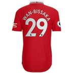 Aaron Wan-Bissaka Manchester United adidas 2022/23 Home Authentic Player Jersey - Red