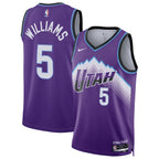 Cody Williams Utah Jazz Nike Unisex Swingman Jersey - Icon Edition - Purple