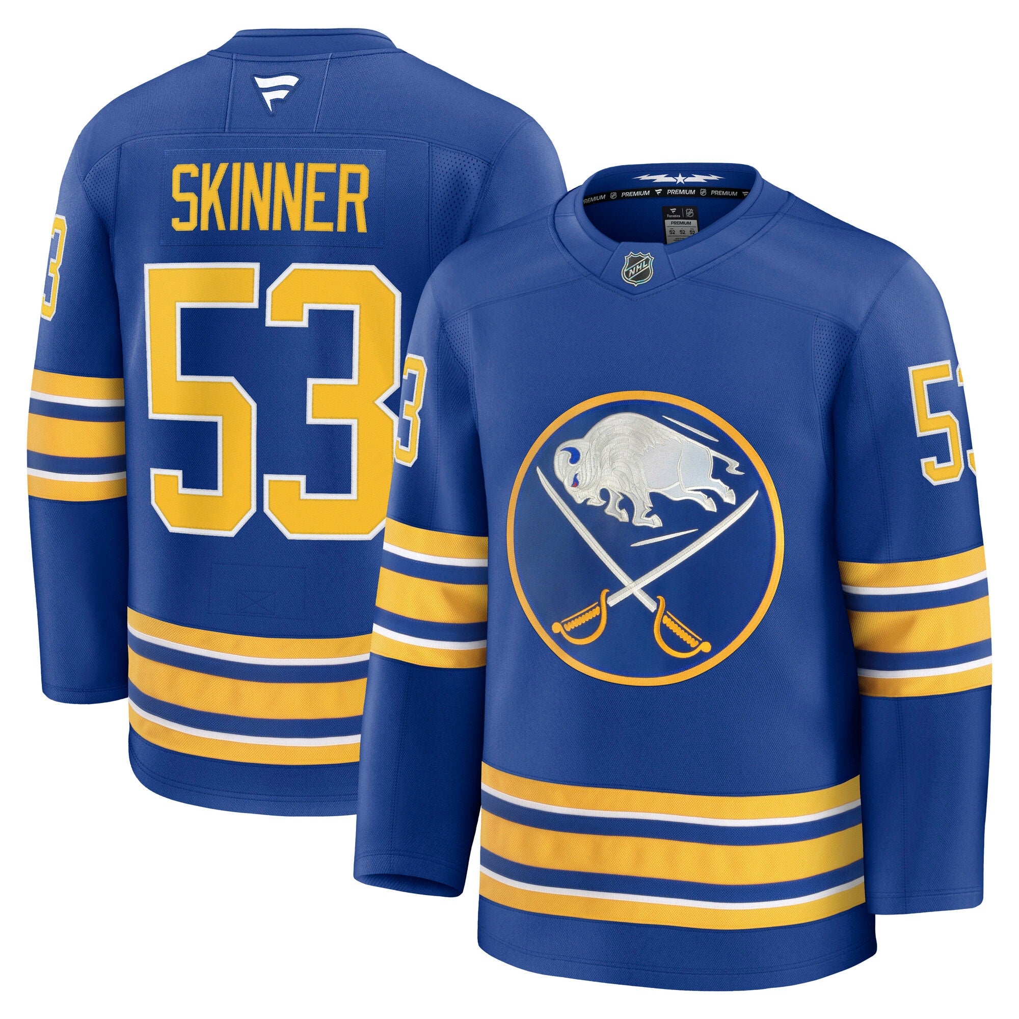 Jeff Skinner Buffalo Sabres  Alternate Premium Jersey - Black/Royal