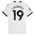 Julián Álvarez Manchester City Puma 2023/24 Away Authentic Player Jersey - White