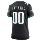 Philadelphia Eagles Nike Women's Super Bowl LIX Custom Alternate Game Jersey - Black