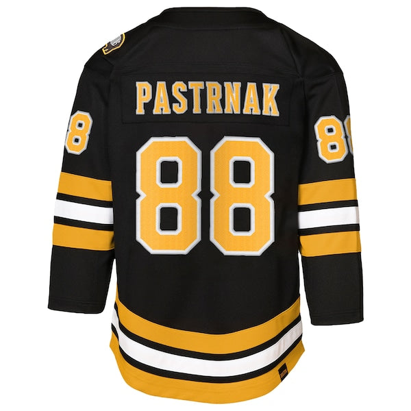 David Pastrnak Boston Bruins Youth Home Premier Player Jersey - Black