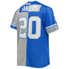 Barry Sanders Detroit Lions Big & Tall Split Legacy Retired Player Replica Jersey - Blue/Silver