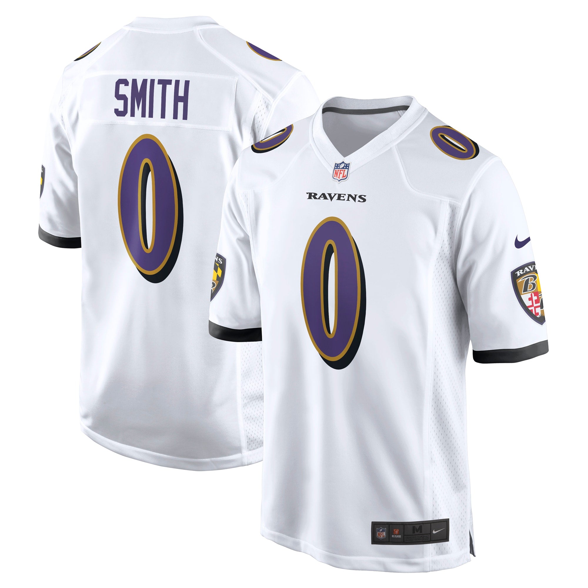 Roquan Smith Baltimore Ravens Nike Team Game Jersey - Black/Purple/White