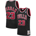 Michael Jordan Chicago Bulls 1997/98 Hardwood Classics Authentic Jersey - Black/Scarlet/White