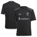 Nashville SC adidas Youth 2024 Man In Black Kit Replica Jersey - Black