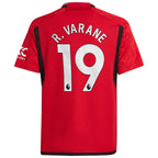Raphael Varane Manchester United adidas Youth 2023/24 Home Replica Player Jersey - Red