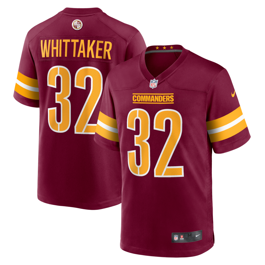 Jace Whittaker Washington Commanders Nike  Game Jersey - Burgundy