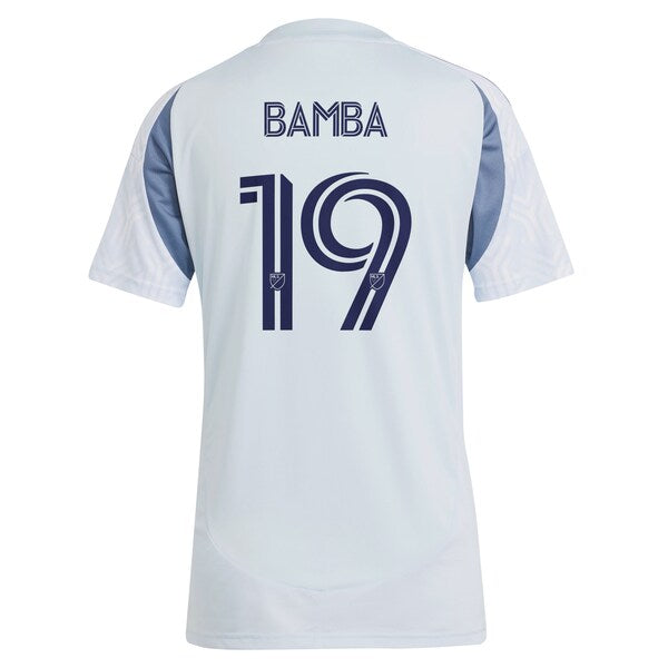 Jonathan Bamba Chicago Fire adidas Women's 2025 The Municipal Kit Replica Player Jersey - Light Blue
