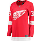 John Gibson Detroit Red Wings  Women's Home Breakaway Jersey - Red