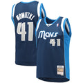 Dirk Nowitzki Dallas Mavericks 2011/12 Hardwood Classics Swingman Jersey - Navy