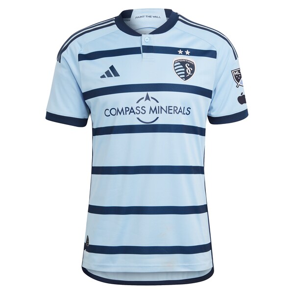 Daniel Salloi Sporting Kansas City adidas 2024 Hoops 4.0 Authentic Player Jersey - Light Blue