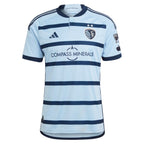 Alan Pulido Sporting Kansas City adidas 2024 Hoops 4.0 Authentic Player Jersey - Light Blue