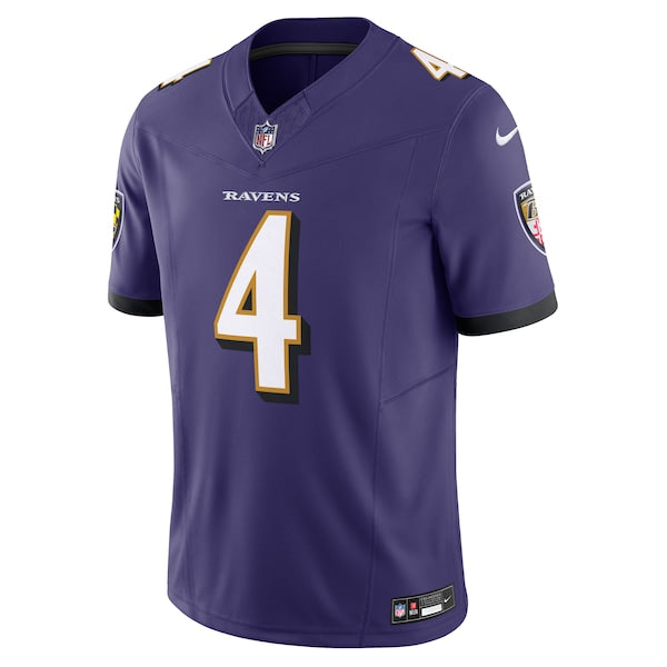 Zay Flowers Baltimore Ravens Nike Vapor F.U.S.E. Limited Jersey - Purple/Black