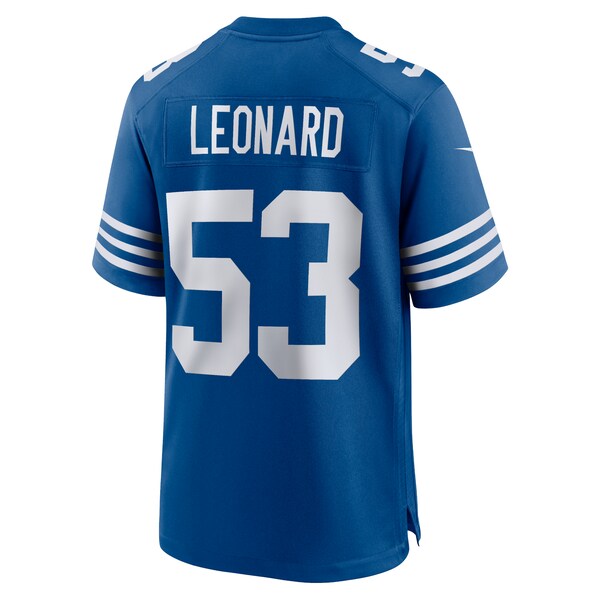 Shaquille Leonard Indianapolis Colts Nike Alternate Game Jersey - Royal/White