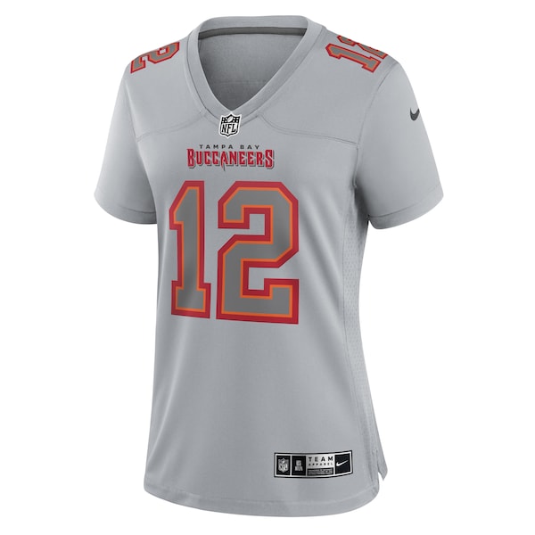 Tom Brady Tampa Bay Buccaneers Nike Women's Atmosphere Fashion Game Jersey - Gray