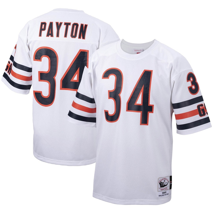 Walter Payton Chicago Bears Big & Tall 1985 Retired Player Replica Jersey - Navy/White