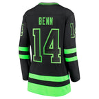 Jamie Benn Dallas Stars  Women's Alternate Premier Breakaway Player Jersey - Black/Green