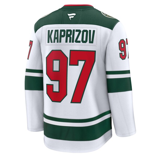 Kirill Kaprizov Minnesota Wild  Away Premium Jersey - White/Green