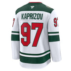 Kirill Kaprizov Minnesota Wild  Away Premium Jersey - White/Green