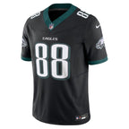 Dallas Goedert Philadelphia Eagles Nike Alternate Vapor F.U.S.E. Limited Jersey - Black/Green/Kelly Green