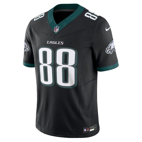 Dallas Goedert Philadelphia Eagles Nike Alternate Vapor F.U.S.E. Limited Jersey - Black/Green/Kelly Green