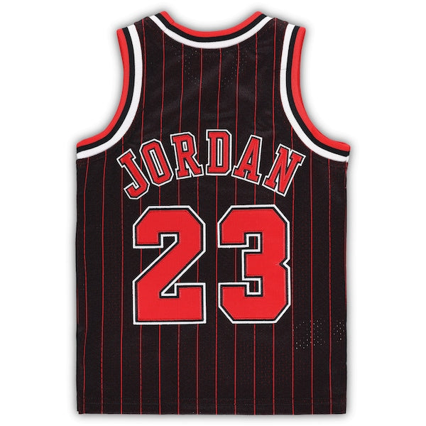 Michael Jordan Chicago Bulls Toddler 1996/97 Hardwood Classics Authentic Jersey - Black/Red/White