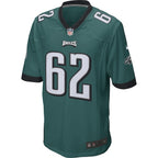 Jason Kelce Philadelphia Eagles Nike Game Jersey - Midnight Green/Kelly Green