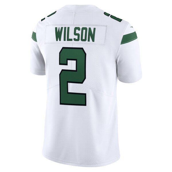 Zach Wilson New York Jets Nike Vapor Limited Jersey - Spotlight White/Black/Green