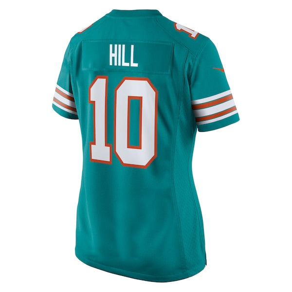 Tyreek Hill Miami Dolphins Nike Women's Alternate Game Jersey - Aqua/White