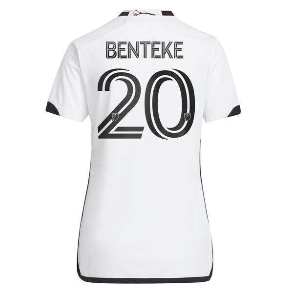 Christian Benteke D.C. United adidas Women's 2024 The Cherry Blossom Kit Replica Player Jersey - White