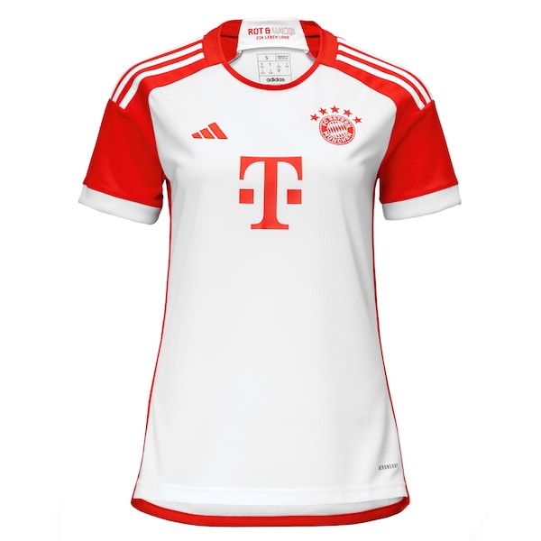 Harry Kane Bayern Munich adidas Women's 2023/24 Home Replica Player Jersey - White/Black