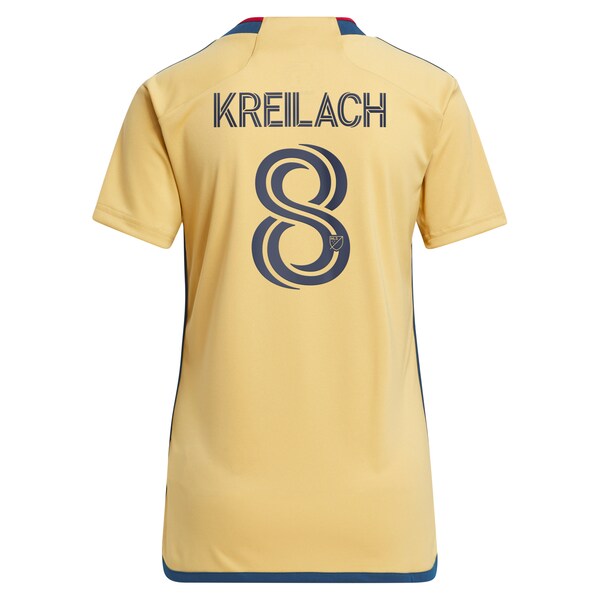 Damir Kreilach Real Salt Lake adidas Women's 2024 The Beehive State Kit Replica Player Jersey - Gold