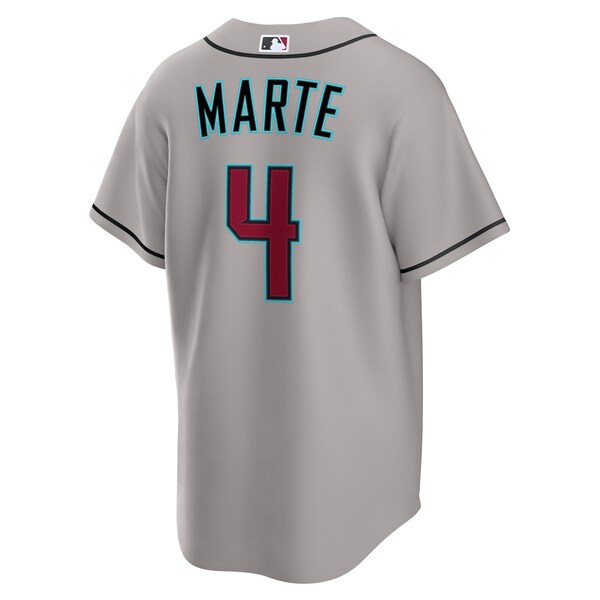 Ketel Marte Arizona Diamondbacks Nike Road Replica Jersey - Gray/Cream