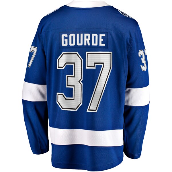 Yanni Gourde Tampa Bay Lightning  Home Breakaway Jersey - Blue